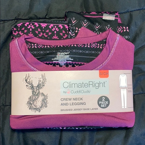 CuddlDuds Climate Right 2 Piece